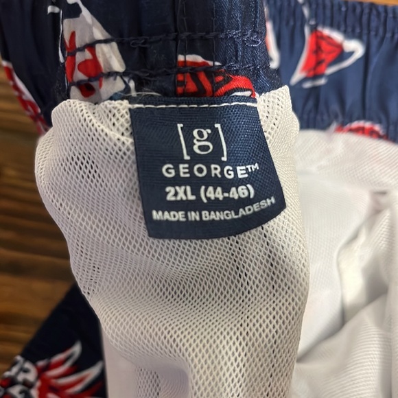 2 Pair of Mens XXL Swim Trunks with stylish patterns - Picture 8 of 8